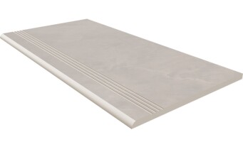 Ступени Ступень GF01 Graffito Light Grey неполированный с насечками 30x60