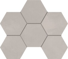 Мозаика Мозаика GF01 Graffito Light Grey Hexagon неполированный 25x28,5