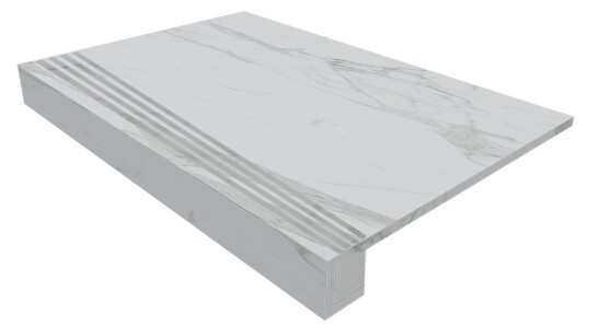 Ступени Комплект Ступень MN01 Montis 33x120 неполированная с бортиком + Подступенок 14.5x120