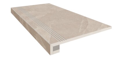 Ступени Комплект Ступень TE01 Terra 33x120 неполированная с бортиком + Подступенок 14.5x120