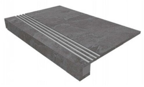 Ступени Комплект Ступень TE03 Terra 33x120 неполированная с бортиком + Подступенок 14.5x120