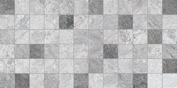Плитка 1039-8219 Balance Темно-серый мозаика 40*20