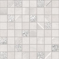 Мозаика CROMAT ONE White 2.5x2.5 30x30 (нарезка)