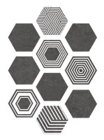 Керамогранит Pier17 Hexa Zinc 23,2x26,7