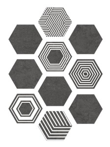 Керамогранит Pier17 Hexa Zinc 23,2x26,7