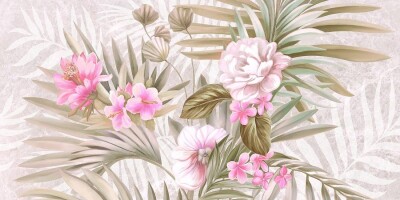Плитка Livorno Fiori 1 31.5*63