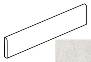 Керамогранит K-2080/MR/p01 Плинтус Gradient Белый 76x1200x10