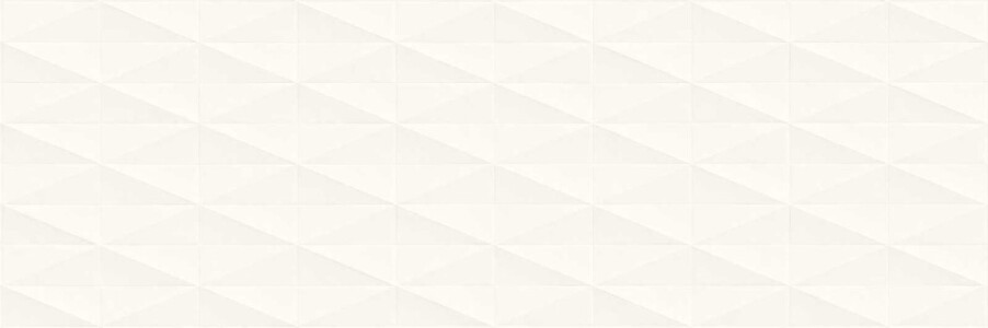 Плитка M1AA Eclettica White Struttura Diamond 3D Rett 40x120