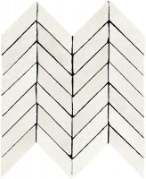 Мозаика M3SC Alchimia Mosaico Spina White 30x37