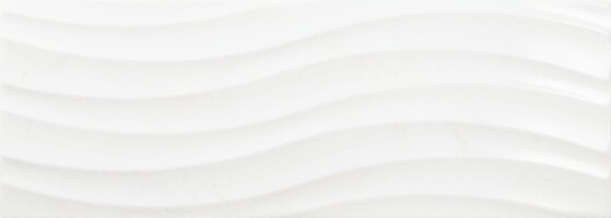 Плитка Flat Ondas Blanco Brillo 25x70