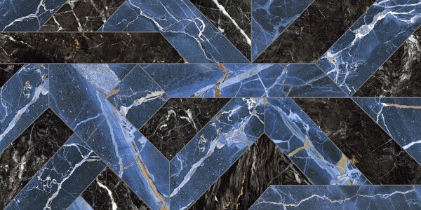 Керамогранит 118716 Outline Blue Levigato Rettificato 60x120