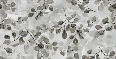 Плитка TP3666H Декор Сильвия Серый 30x60