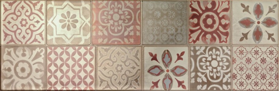 Плитка R4YN Frame Decoro Cream 25*76