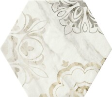 Керамогранит R4YQ Bistrot Decoro Calacatta Michelangelo 21*18.2