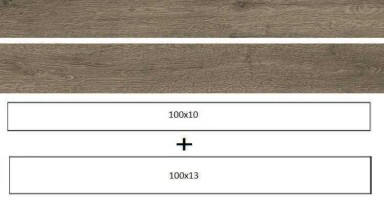 Керамогранит Woodreal Tortora 130x1000 / 100х1000 мм