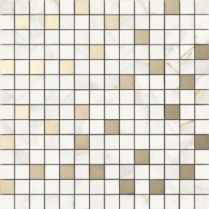 Мозаика R4ZU Bistrot Mosaico Calacatta Michelangelo 40*40