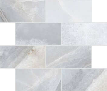 Мозаика 770278 Reves De Rex Bleu Muretto Sfalsato Glossy 6mm 7.5x15 30x30