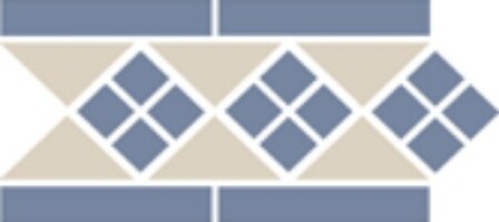 Керамогранит Border LISBON with 1 strip (Tr.16 Dots 11 Strips 11) 28х15