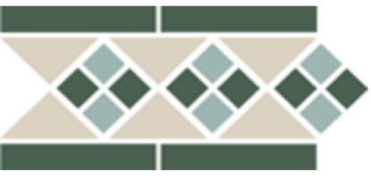 Керамогранит Border LISBON with 1 strip (Tr.16 Dots 13+18 Strips 18) 28х15