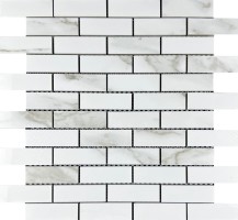 Мозаика Mosaic Statuario Eva brick bone 32.1x29.9