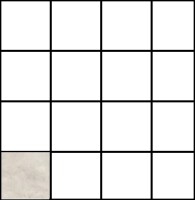 Мозаика K9518548R001VTE0 Quarstone Мозаика Белый Матовый 7Рек R10B 7.5X7.5 30x30
