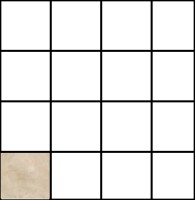 Мозаика K9518558R001VTE0 Quarstone Мозаика Бежевый Матовый 7Рек R10B 7.5X7.5 30x30