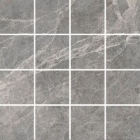Мозаика K9504528R001VTE0 Marmostone Мозаика Темно-серый Матовый R10B Рект 7.5х7.5 30х30