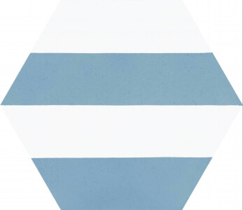Керамогранит Codicer Hex. Porto Capri Blue 25x22