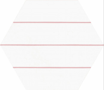 Керамогранит Codicer Hex. Porto Savona Pink 25x22