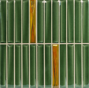 Декор Monopole Decor Melody Royal Green Gold 20x20
