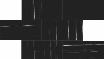 Casa Dolce Casa Stones and More 2.0 752809 Sahara Noir Glossy 6mm Muretto 7.5x15 30x30
