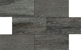 Casa Dolce Casa Flagstone 2.0 756008 Black Nat Mur Sfal 7.5x15 30x30