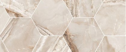 Flaviker PI.SA Supreme Onyx Prestige Mosaico Hexagon Rett. 51x29,2