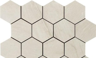 Impronta italgraniti Lux Experience MW04MESFA Taj Mahal Mosaico Esagona Fade 26x30