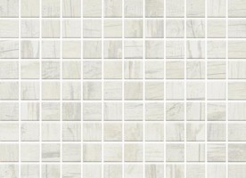 Monocibec Ceramiche Charm 108383 White Mosaico 2.5x2.5 Su Rete 30x30