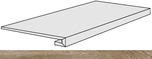 Rex Ceramiche Selection Oak 738124 Amber Oak Gradino Ret 40x120