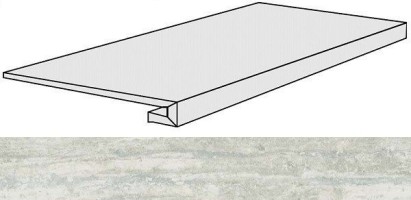 Rex Ceramiche I Travertini di Rex 748332 White GR Glossy 120x33