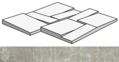 Rex Ceramiche Matieres 755945 Nuage Mod Muretto 3D 30x30