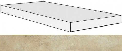 Rex Ceramiche Matieres 755967 Mou Gradino DX 120x33