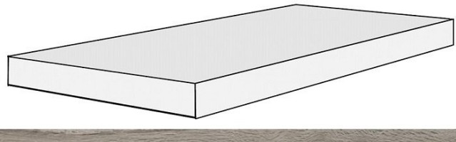 Rex Ceramiche Planches 756109 Perle Angolo Gradino SX 40x120
