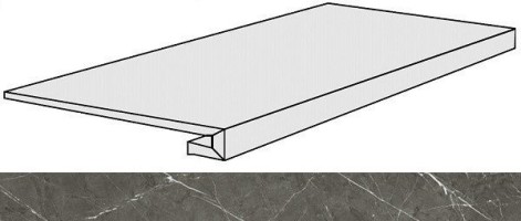 Rex Ceramiche Prexious 756342 Charming Amber GR Glossy 120x33
