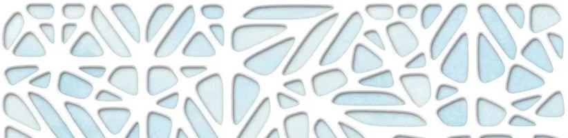 Ibero Sirio Art Blue Gloss 20x60