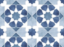 Kerlife ceramicas Rabat Blue 45x45