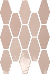 Настенная плитка HARLEQUIN PINK 10x20