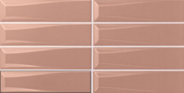Настенная плитка Three-D Pyramid Terracota 5x20